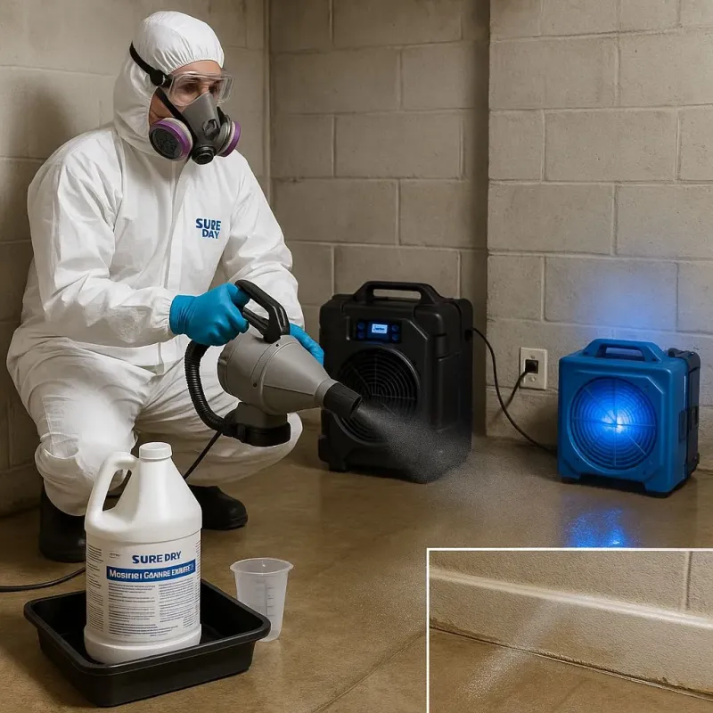 Sanitization and Odor Removal process in Edmond, OK